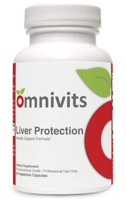 Omnivits Liver Protection N-Acetyl-Cysteine NAC, Alpha-Lipoic Acid, Milk Thistle Seed Extract Silymarin &amp; Selenium Hepatic Support Formula, May Protect Liver Tissue 60 Vegetarian Capsules