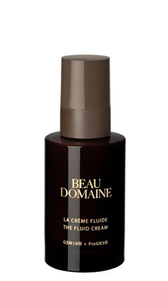Le Domaine Fluid Face Cream Anti-Aging Lightweight Moisturizer Niacinamide &amp; Patented ProGR3 Treat Wrinkles &amp; Dry Skin Natural Skincare 30ml