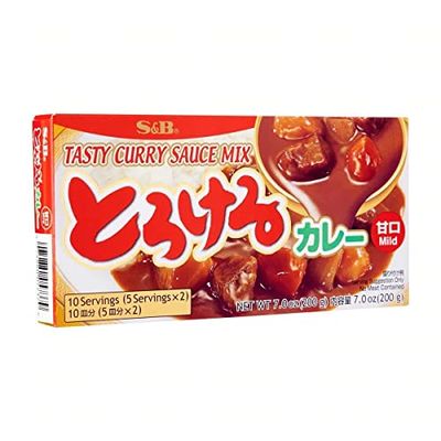 S&amp;B Tasty Curry Sauce Mix, Mild, 7.0 oz
