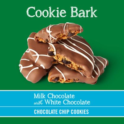 Tate's Bake Shop Cookie Bark, Chocolate Chip Cookies with Milk Chocolate with White Chocolate Drizzle, 5 oz