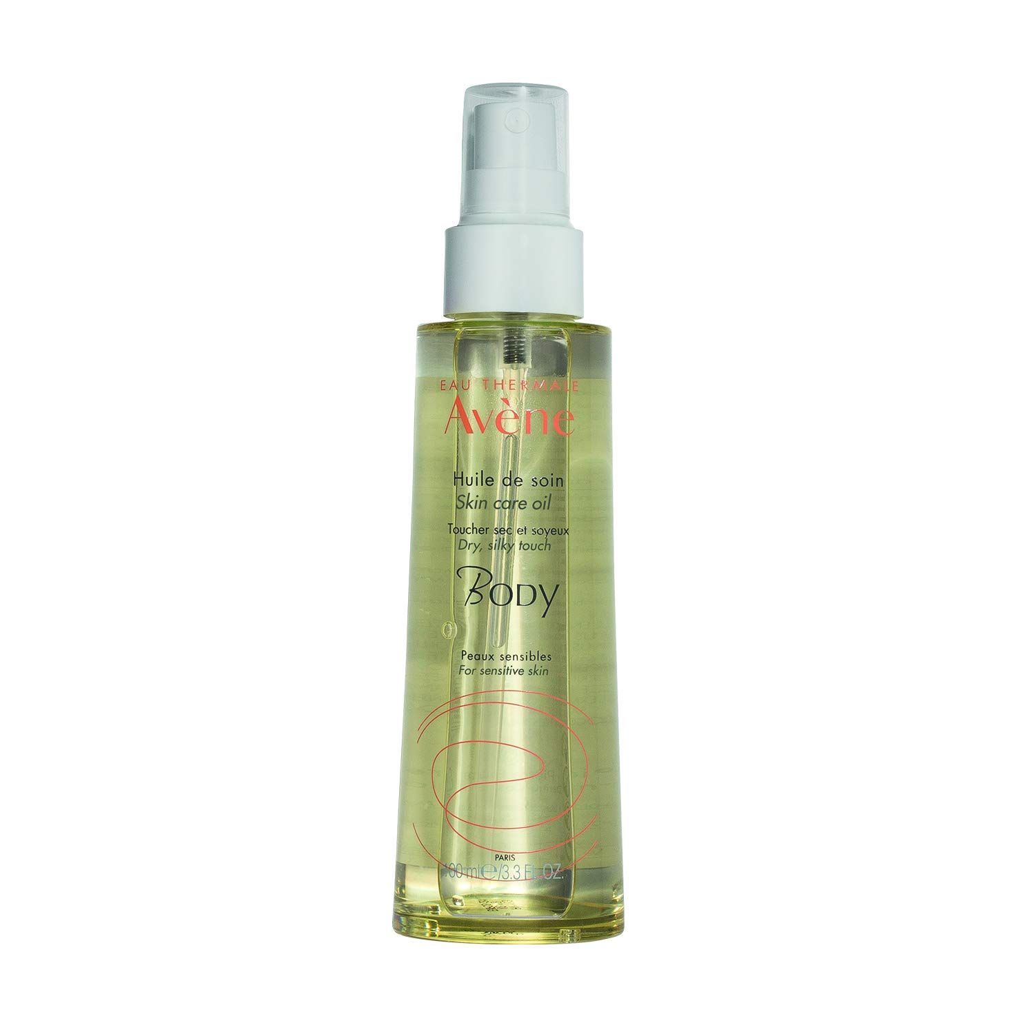 Avene Body Skin Care Oil for Dry Sensitive Skin, Antioxidant Protection 3.3 Oz