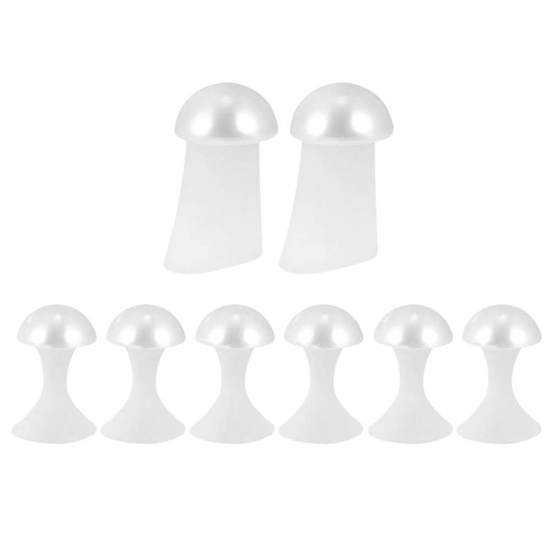 Beaupretty 8 Pieces Toe Separator Toe Separator Nail Polish Guards Nail Polish Protector Silicone Flower Shaped Toe Spacers Divider Toe Spreader Pedicure Tools