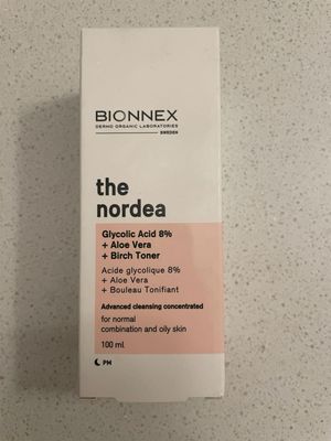 BIONNEX 8 Glycolic Acid Toner with Aloe Vera &amp; Birch Exfoliating Toner Rejuvenate, Brighten &amp; Tighten Your Skin Ideal for Normal Skin 8 Glycolic Acid Toner