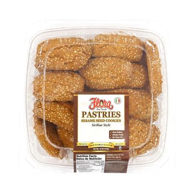 Flora Foods Pastries Sesame Seeds Cookies Sicilian Style