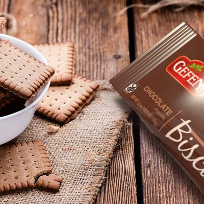 Gefen Gluten Free Chocolate Tea Biscuits 4.2oz 3 Pack Social Tea Biscuits Kosher for Passover