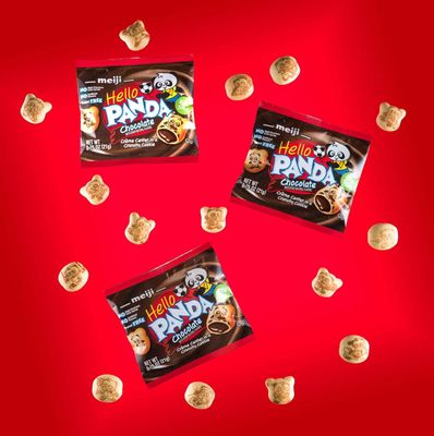 Meijii Hello Panda Chocolate Creme Filled Cookies 32-Count 0.72 Oz Bags 24 Ounce