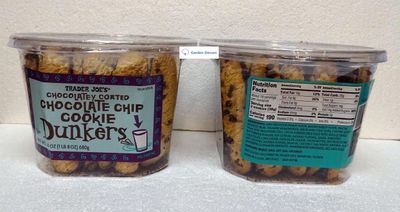Trader Joes Chocolatey Coated Chocolate Chip Cookie Dunkers 24oz 680g