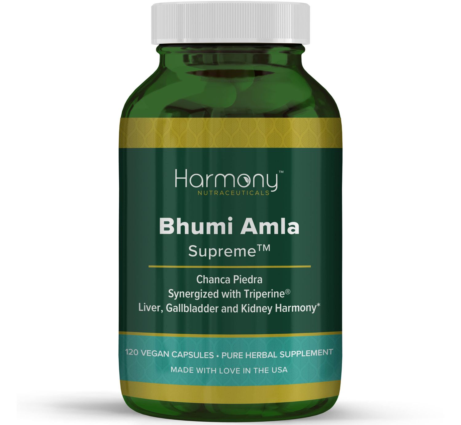 Bhumi Amla Supreme - Chanca Piedra - Harmony Nutraceutical Highest Potency, Maximum Bioactivity, Pure Herbal Supplement for Liver, Gallbladder &amp; Kidney