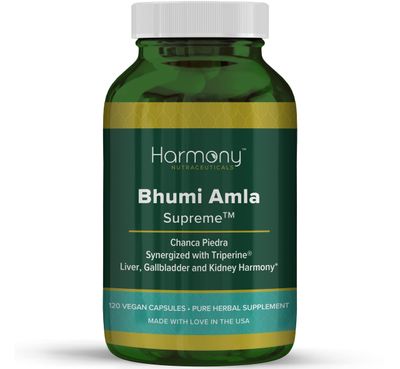 Bhumi Amla Supreme - Chanca Piedra - Harmony Nutraceutical Highest Potency, Maximum Bioactivity, Pure Herbal Supplement for Liver, Gallbladder &amp; Kidney