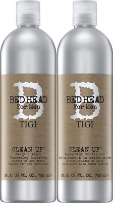 Tigi Bed Head Men Clean Up Shampoo &amp; Conditioner DUO Pack, 25.36-ounce Each
