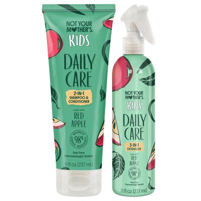 Not Your Mother&#39;s Kids Daily Care 2-In-1 Shampoo &amp; Conditioner and 3-In-1 Hair Detangler 2-Pack - Hair Products for Kids - Ideal for All Types