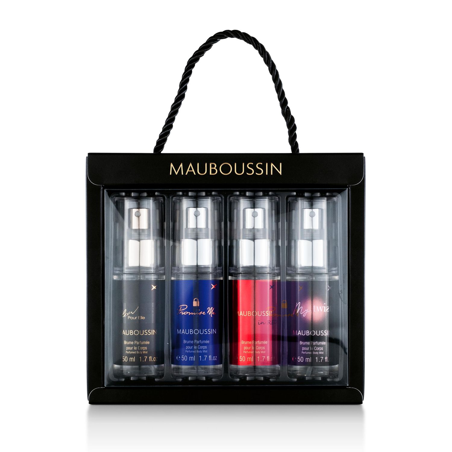Mauboussin - Body Mist Set Premium : Elixir Pour Elle Mist 50ml 1.7 Fl Oz, Promise Me Mist 50ml 1.7 Fl Oz, In Red 50ml 1.7 Fl Oz &amp; My Twist Mist 50ml 1.7 Fl Oz
