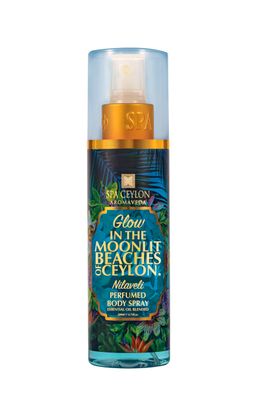 SPA CEYLON Nilaveli Body Spray Enchanting Women&#39;s Fragrance Mist with Essential Oil Floral &amp; Fruitty Fragrance 200ml All-Day Scent