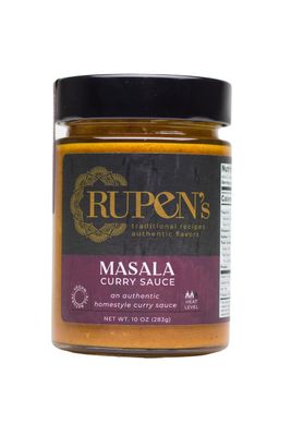 Rupen&#39;s Masala - Homestyle Indian Curry Sauce, Vegetarian &amp; Gluten-Free 10oz