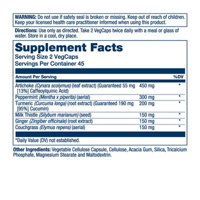 SOLARAY Gallbladder Support Formula Healthy Gallbladder &amp; Liver Support 30 Servings 90 VegCaps