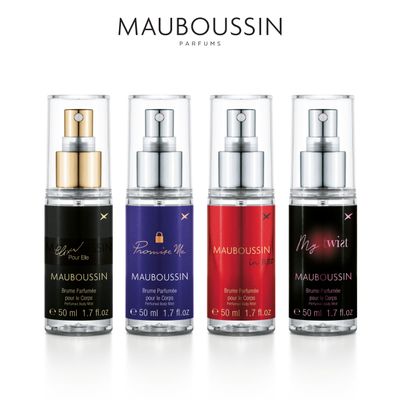 Mauboussin - Body Mist Set Premium : Elixir Pour Elle Mist 50ml 1.7 Fl Oz, Promise Me Mist 50ml 1.7 Fl Oz, In Red 50ml 1.7 Fl Oz &amp; My Twist Mist 50ml 1.7 Fl Oz