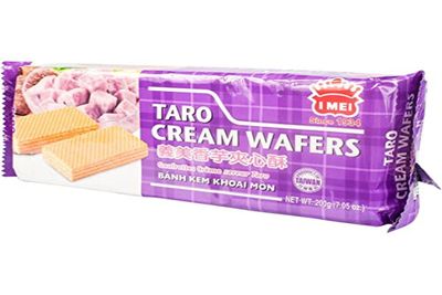 I Mei Taro Cream Wafer, 7.05 Ounces