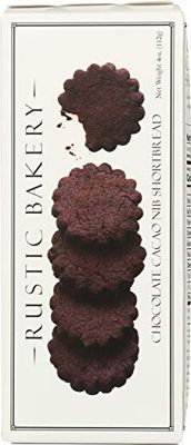 Rustic Bakery Cookies Shortbread Chocolate Cacao Nibs, 4 oz