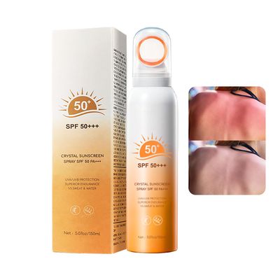 Reef Safe Sunscreen Spray SPF 50, 360 Mist, Broad-Spectrum UVAUVB Protection, Lightweight &amp; Non-Greasy, Travel Size Sunscreen Spray for Face &amp; Body, Water &amp; Sweat Resistant?5.07oz150ml 1 pack