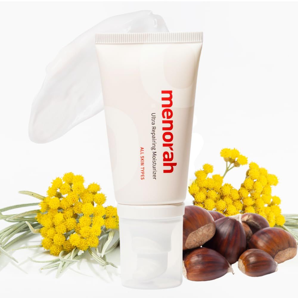 menorah skincare - Ultra Repairing Moisturizer - Wrinkle Control, Firming, Boosts elasticity, Vitamin E, Aloe, Allantoin, Meadowfoam Seed Oil, Horse chestnut seed extract, Niacinamide, for women &amp; men