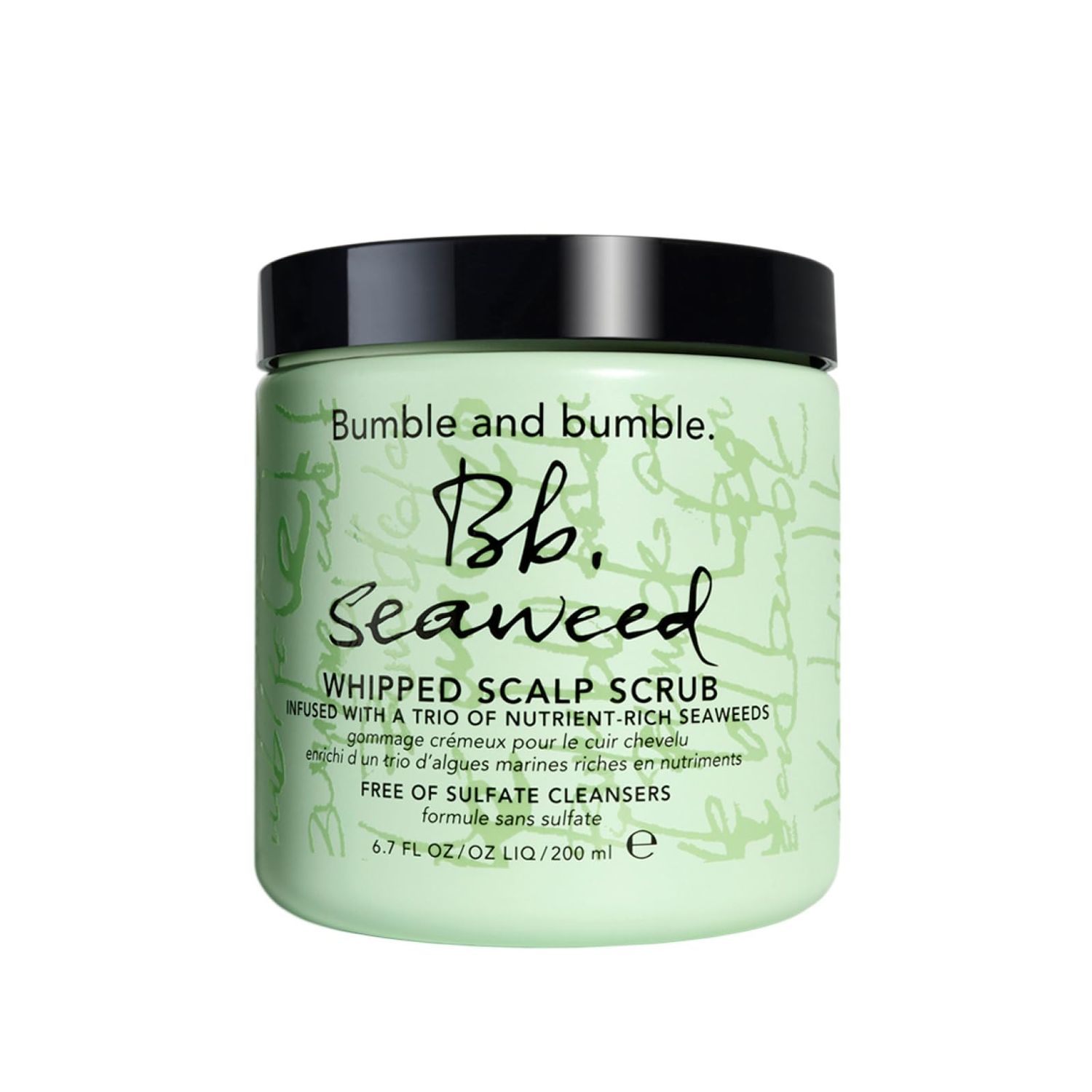 Bumble and bumble. Seaweed Whipped Scalp Scrub Gently Exfoliate and Purify Scalp and Strands Sulfate-Free Color Safe Standard Size, 6.7 Fl Oz