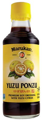 Marukan Ponzu Yuzu Soy Citrus Dressing yellow label, 12 Ounce Glass Bottle Pack of 1