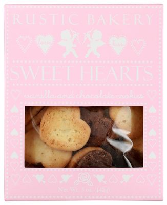 RUSTIC BAKERY Sweet Hearts Box, 5 OZ