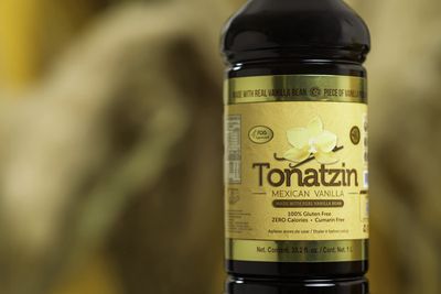 Tonatzin Mexican Vanilla Dark, 1 Liter Pack of 1