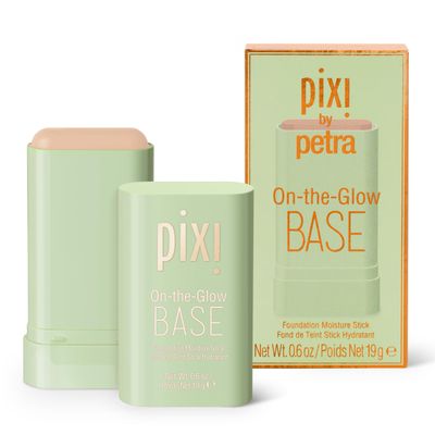 Pixi Beauty On-the-Glow Base Tinted Moisturizer Foundation Stick Beige: Medium, neutral shade 0.6 oz 19g