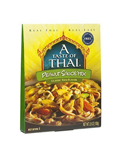 A Taste of Thai Peanut Sauce Mix, 3.5 oz Box, 6 Piece by A Taste of Thai