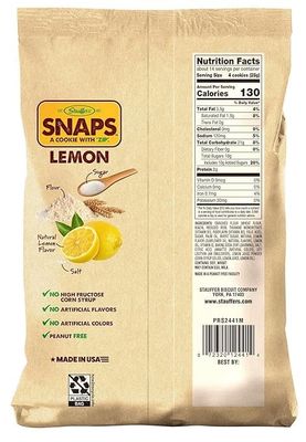 Stauffer's Original Recipe Lemon Snaps 14 oz. Bags 3 Bags