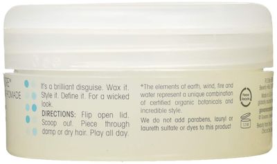 GIOVANNI Wicked Texture The Definition Of Pomade - Styling Hair Pomade, Helps to Shape Hair & Smooth Texture, Water Based Pomade that Washes Out Easily, Vegan, Paraben Free, Color Safe - 2 oz