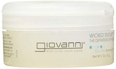 GIOVANNI Wicked Texture The Definition Of Pomade - Styling Hair Pomade, Helps to Shape Hair &amp; Smooth Texture, Water Based Pomade that Washes Out Easily, Vegan, Paraben Free, Color Safe - 2 oz
