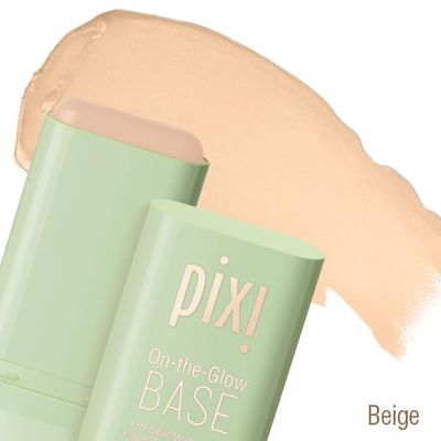 Pixi Beauty On-the-Glow Base Tinted Moisturizer Foundation Stick Beige: Medium, neutral shade 0.6 oz 19g