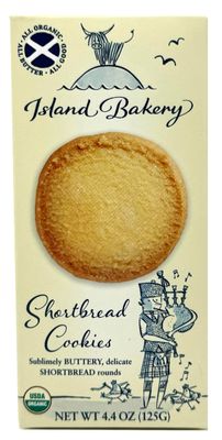 Island Bakery Organic Shortbread Cookies - Traditional Shortbread Cookies, Organic Shortbread Cookies, Made in Scotland 4.4 Ounce