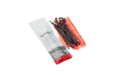 50 Plump Gourmet Vanilla Beans - Whole Non GMO Grade A Vanilla Beans in a Resealable Pouch, 5-8.