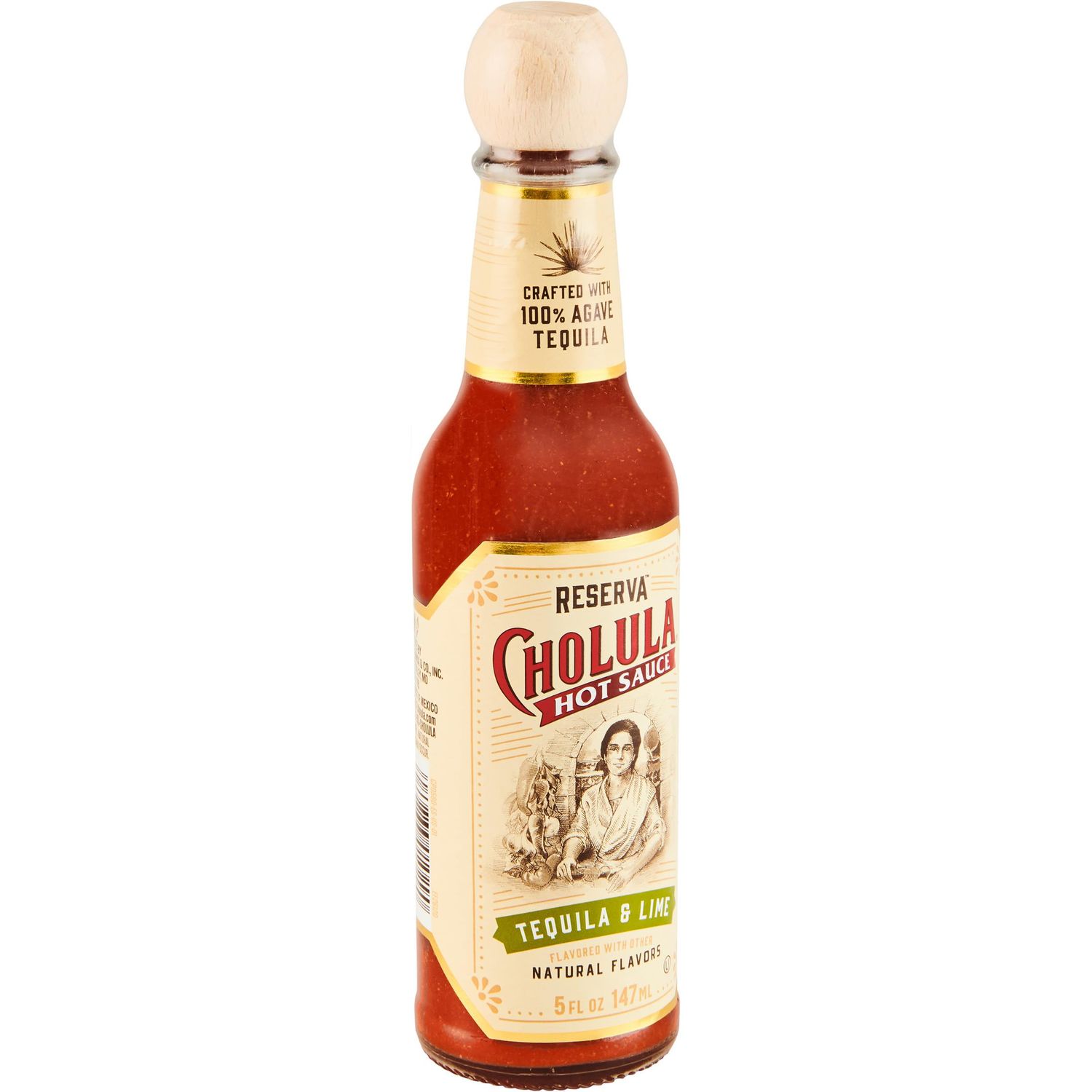Cholula Tequila &amp; Lime Reserva Hot Sauce Crafted with 100 Agave Tequila, 5 fl oz