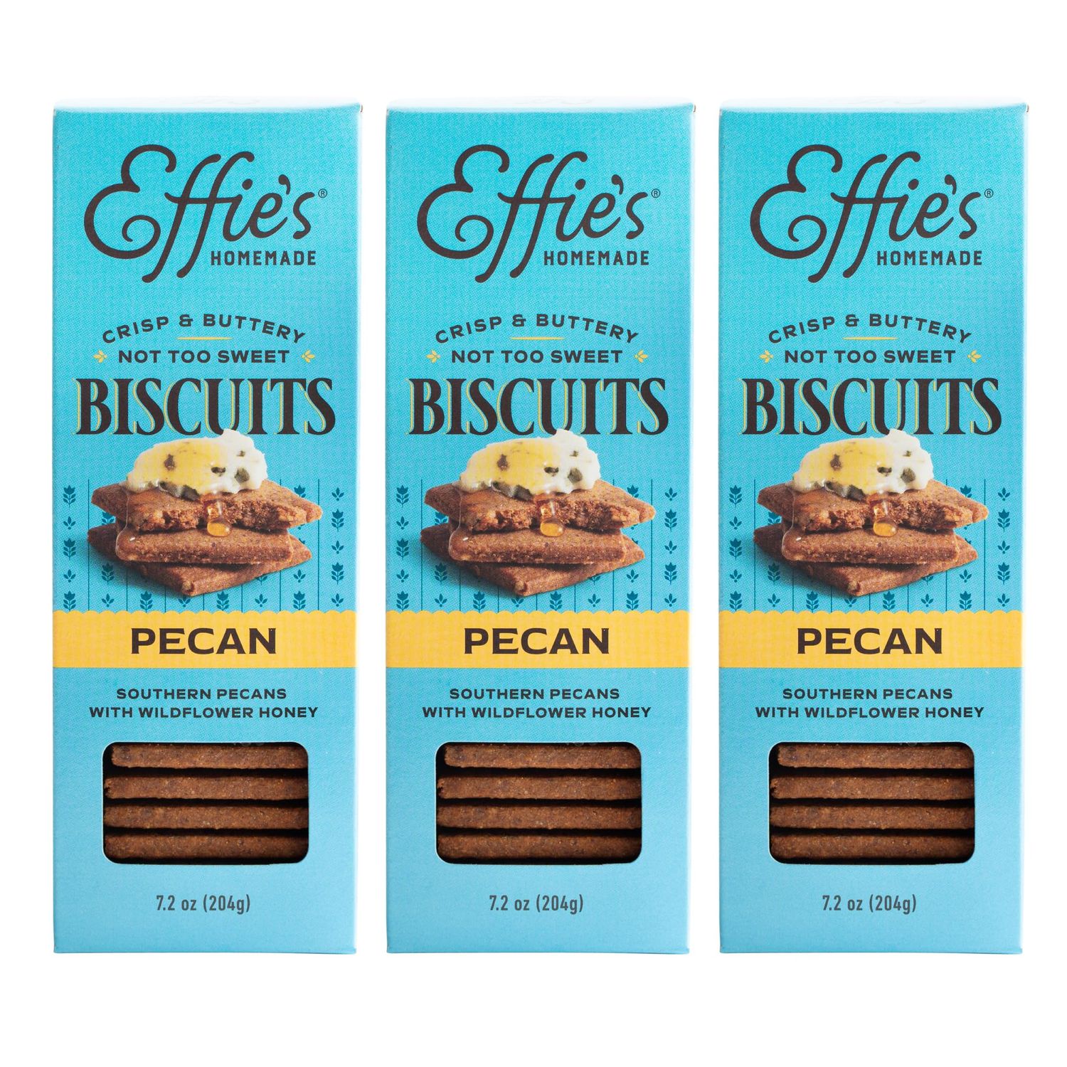 Effie&#39;s Homemade Biscuits - Pecan - 3 Pack