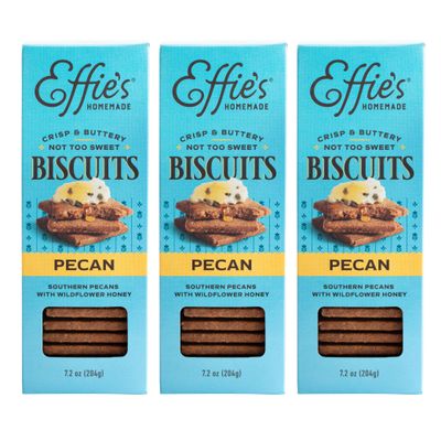 Effie&#39;s Homemade Biscuits - Pecan - 3 Pack