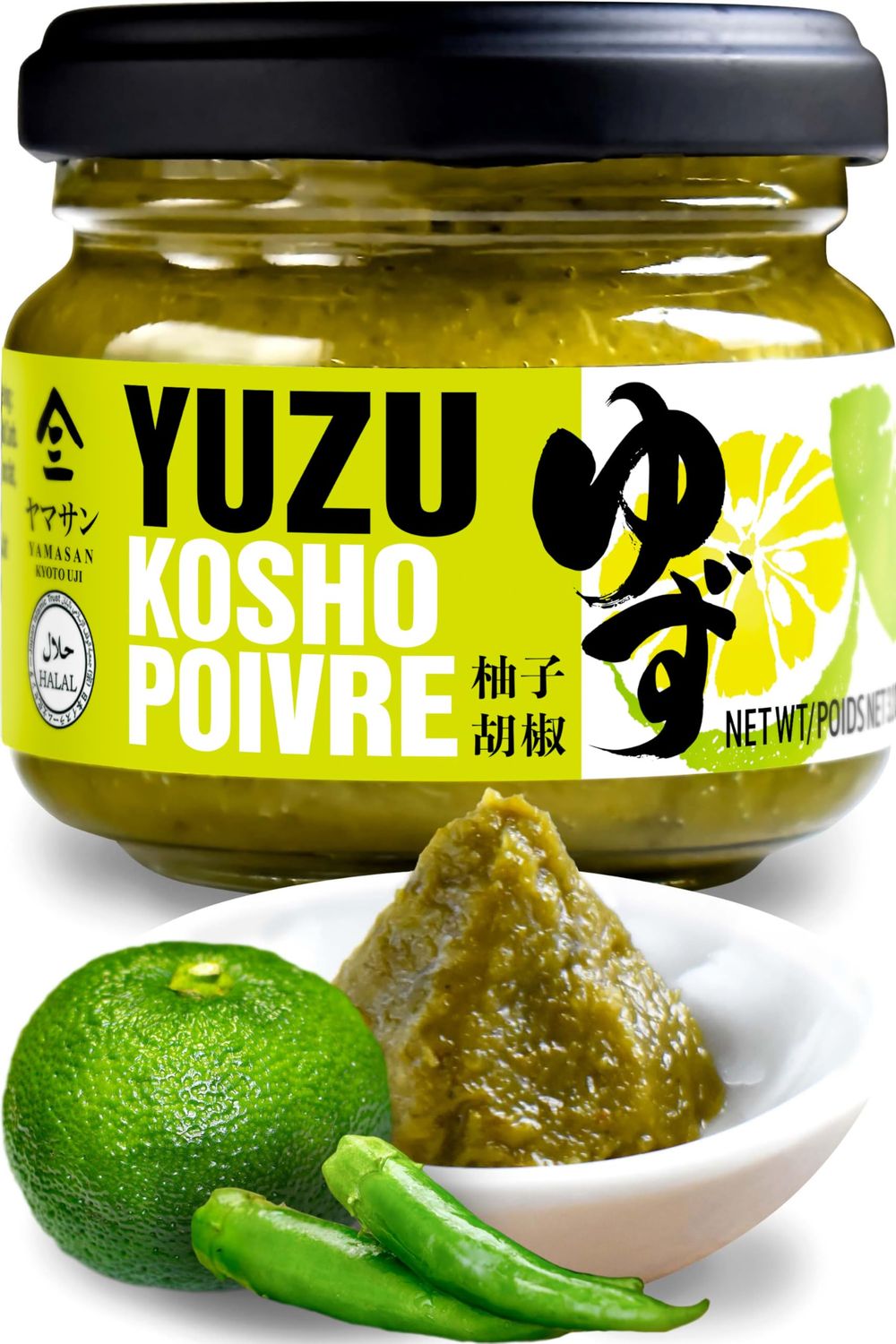 chaganju Yuzu Kosho Pepper Paste, Spices and Seasonings, Japanese Seasoning, 3.17Oz90g?YAMASAN?