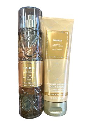 Bath &amp; Body Works Fragrance Gift Sets Dahlia Mist and Body Cream