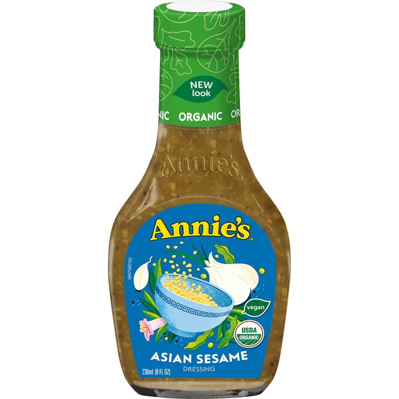 Annie&#39;s Organic Asian Sesame Salad Dressing, Non-GMO, 8 fl oz