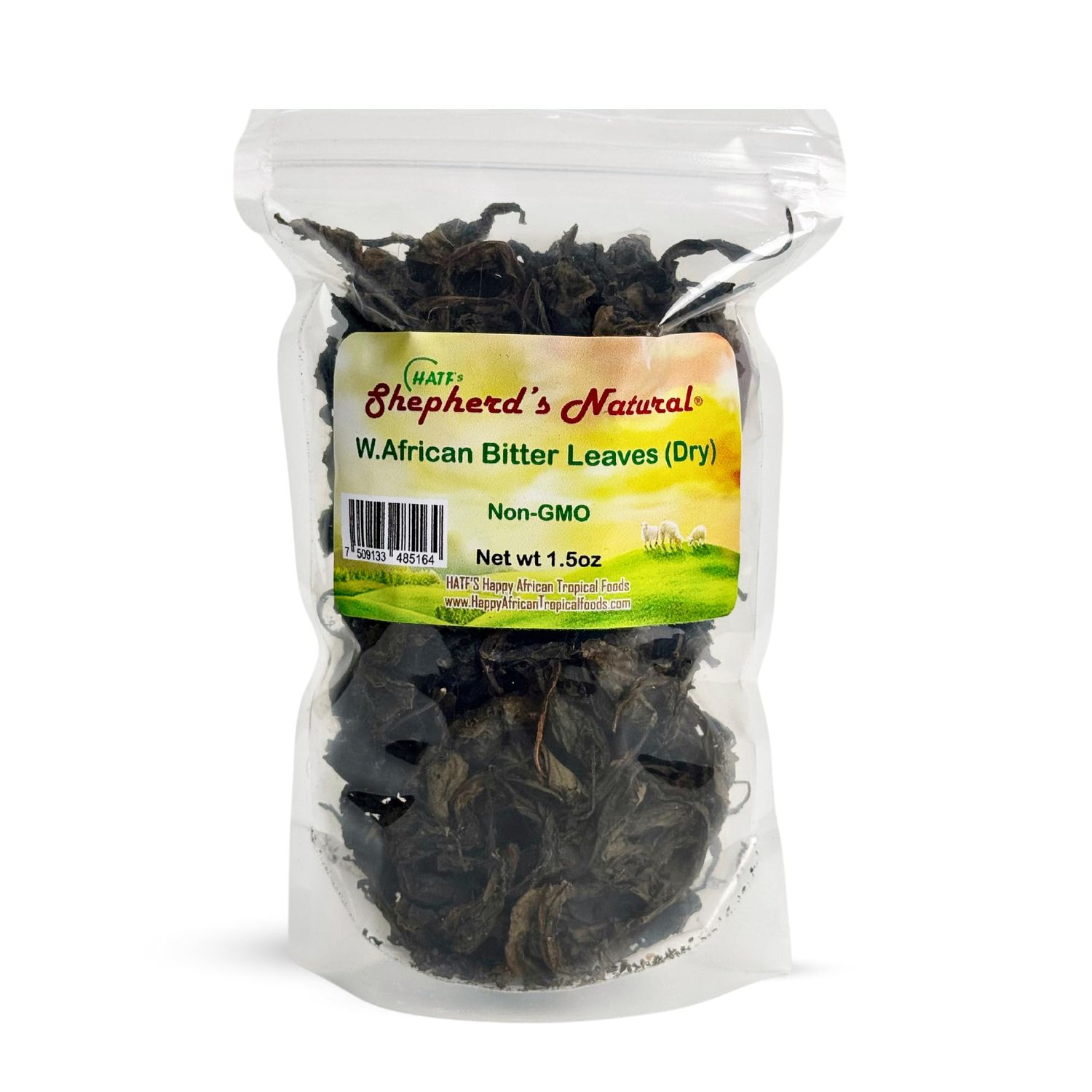 Bitter Leaf Dry by Shepherd&#39;s Natural. Non GMO. Sand Free 1.5 oz 42.5 g bag