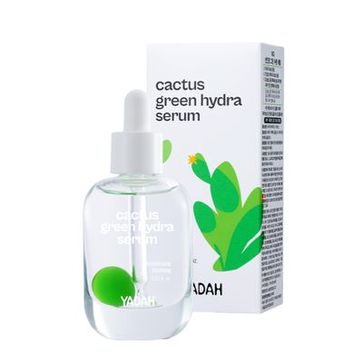 YADAH Cactus Green Hydra Serum 1.01fl oz - Hydration, Oil-Moisture Balance, Strengthen Skin Barrier. Niacinamide, Adenosine.