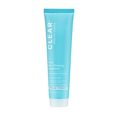 Paula&#39;s Choice CLEAR Daily Skin Clearing Treatment with Benzoyl Peroxide, Treats and Prevents Mild to Severe Acne &amp; Breakouts, Fragrance-Free, 2.25 Fl. Oz.