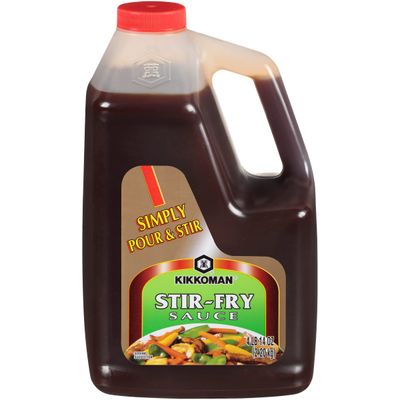 Kikkoman - Preservative Free Stir Fry Sauce with Classic Flavored - Perfect for Chowmein &amp; All-Purpose Seasoning Dishes - Sealed Packed Plastic Bottle - 12Gal Pack of 1