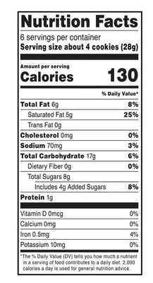 Traditional Recipe Wedding Cookies, Soft Baked Buttery With Powder Sugar Dusting, Snack Snacking Dessert Food Sweet Treat, BetterGood 6oz Box