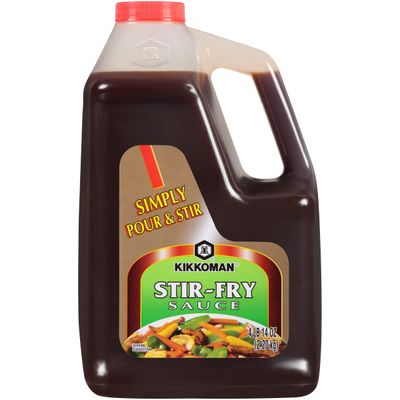 Kikkoman - Preservative Free Stir Fry Sauce with Classic Flavored - Perfect for Chowmein &amp; All-Purpose Seasoning Dishes - Sealed Packed Plastic Bottle - 12Gal Pack of 1