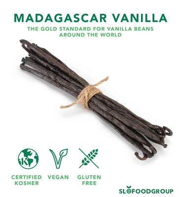 Slofoodgroup - Madagascar Vanilla Beans - Extract Grade B Vanilla Pods - 10 Count - Extraction Grade Bourbon Vanilla Planifolia - For Cooking, Baking, and Vanilla Extract