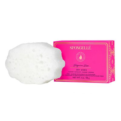 Bulgarian Rose Pedi Buffer - Exfoliating Foot Scrub &amp; Cleanser Softens, Smooths &amp; Hydrates Dry Feet Built-In Body Wash 30 Uses Vegan, Paraben-Free, Cruelty-Free At-Home Pedicure Spa